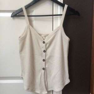 Sky & Sparrow Beige Tank Top